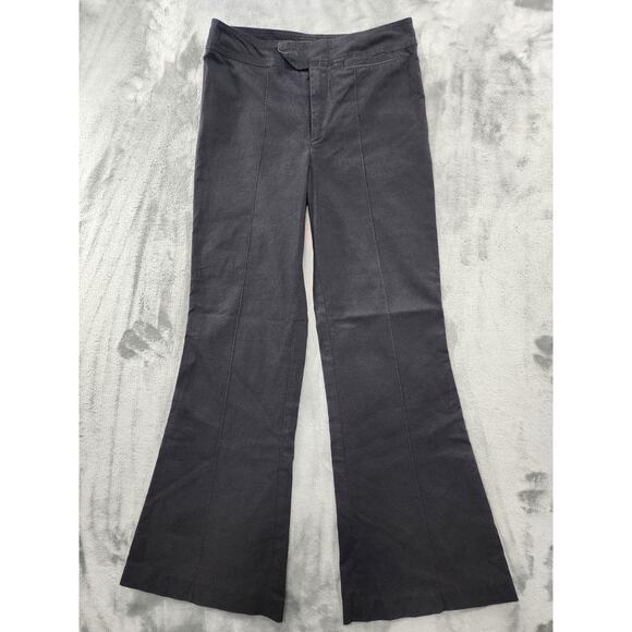 Isabel Marant Pants - Isabel Marant Pants Women 34 US‎ 2 Black Lyre Front Seam Kick Flare Crop Stretch